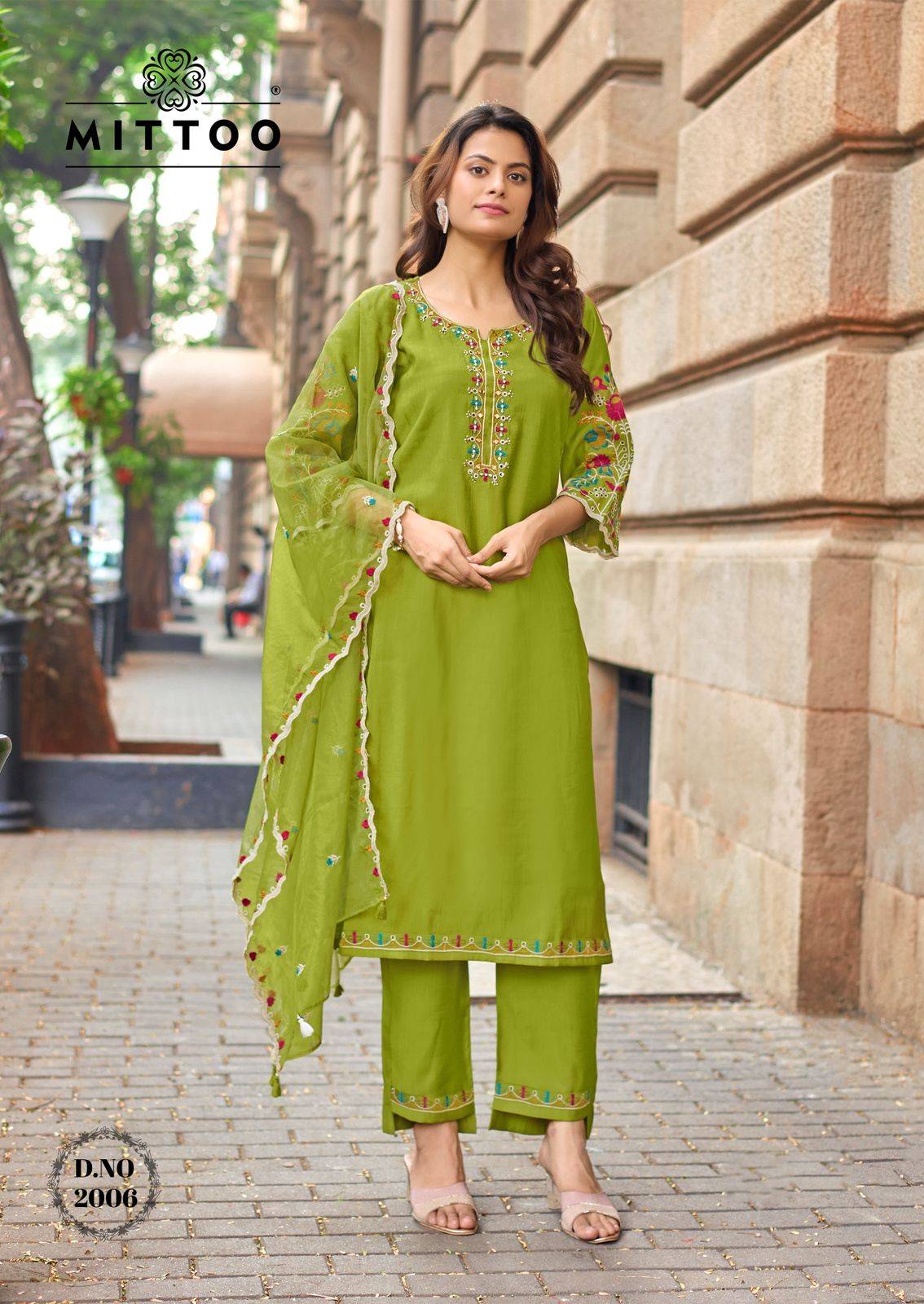 Rang Mahal By MITTOO 2001 To 2006 Stylish Beautiful Colourful Viscose Dresses At Wholesale Price